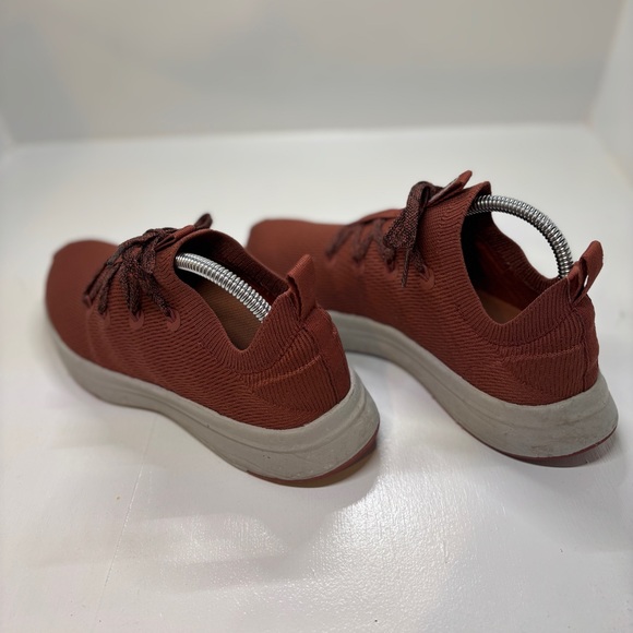 REI Co-op Women’s Knit Athletic Sneakers Rust Red Size 8 Lightweight Comfort - Picture 4 of 11